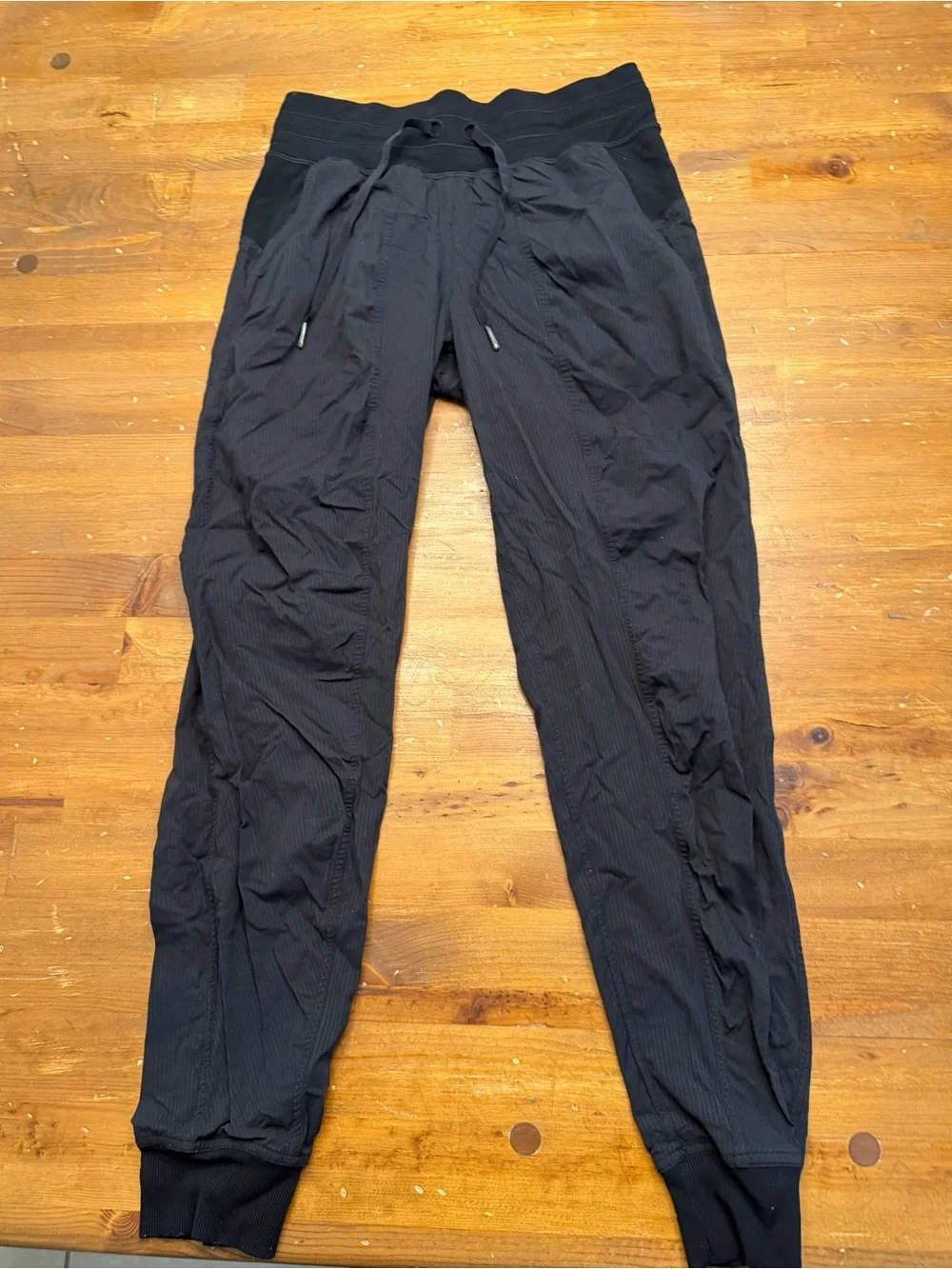 Two Lululemon Dance Studio Pants Black and Blue
